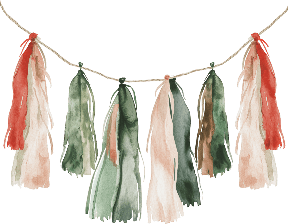 italian style scarf on a clothesline